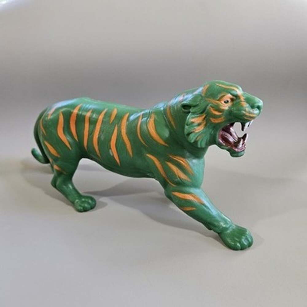 Vintage Battle Cat Cringer MOTU He-Man Green Tiger Action Figure Toy 80s